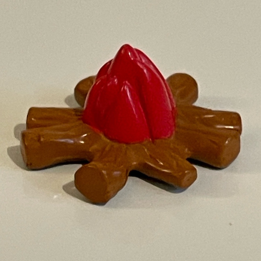 Kids PLAYMOBIL PIRATE SHIP ISLAND PART ACCESSORY Replacement Campfire Flame Wood